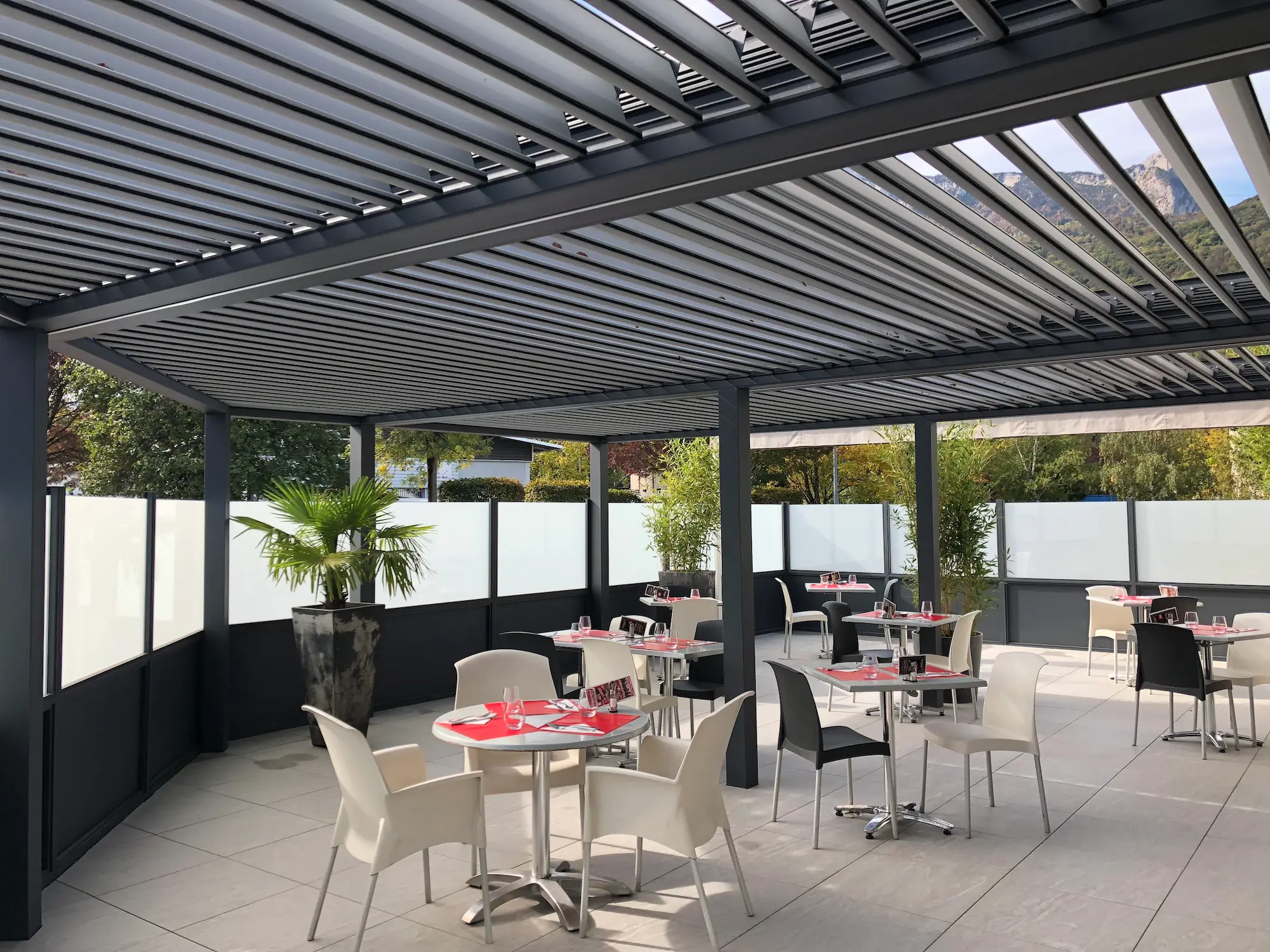 bel abri pergola restaurant