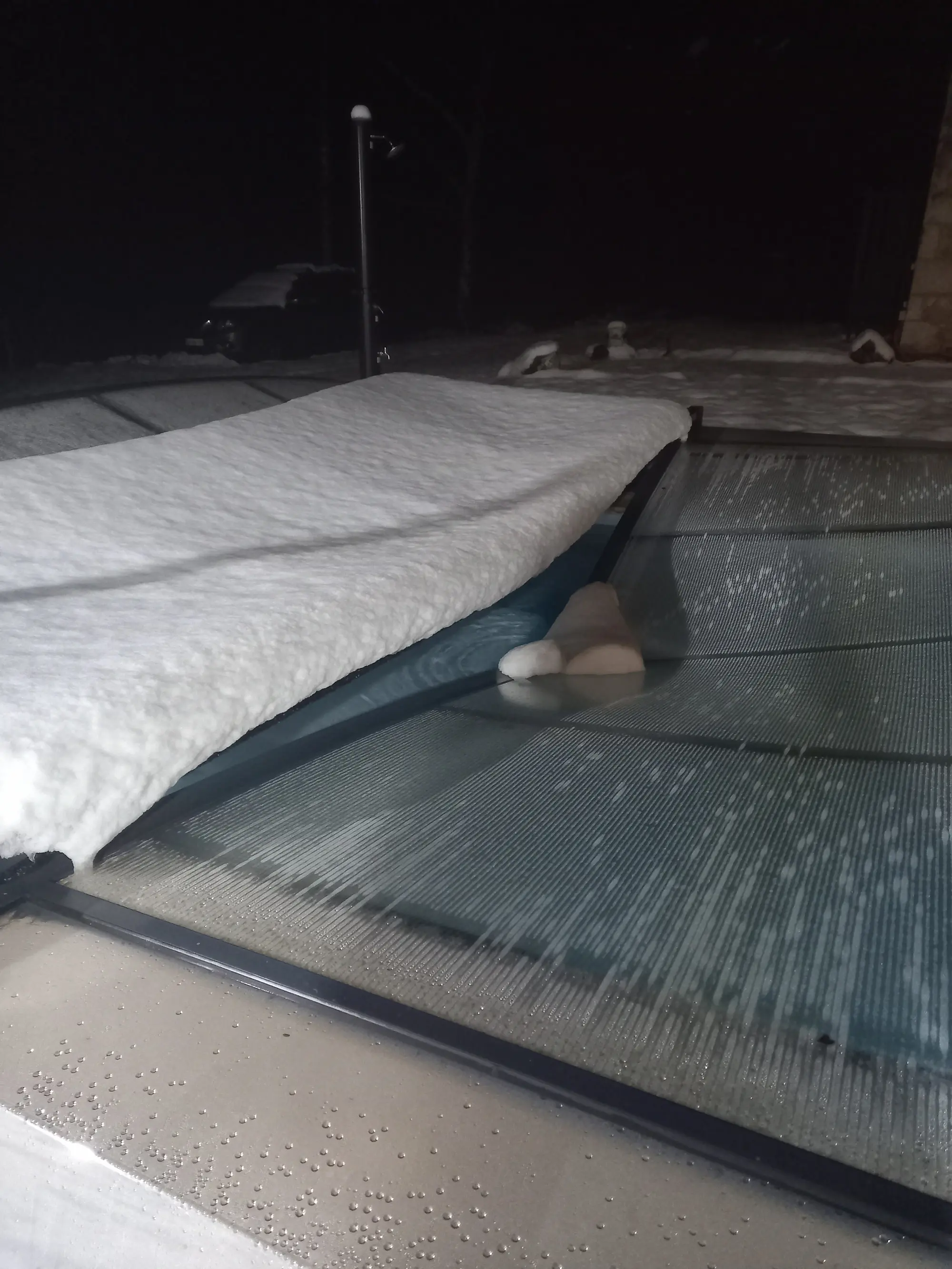 bel abri reparation abri piscine neige